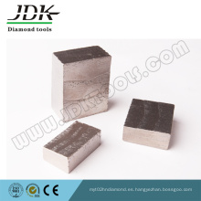 Segmento de diamante trapezoidal para hoja de corte de granito de 1800 mm para Rusia